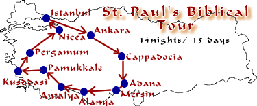 Biblical Tours, Turkey - St. Paul’s Biblical Tour
